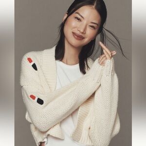 Maeve Lipstick Cardigan